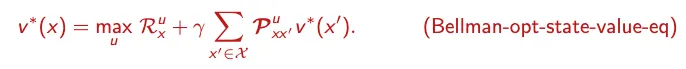 Bellman equations